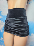 Starlet High Waist Bottom in Black Velvet