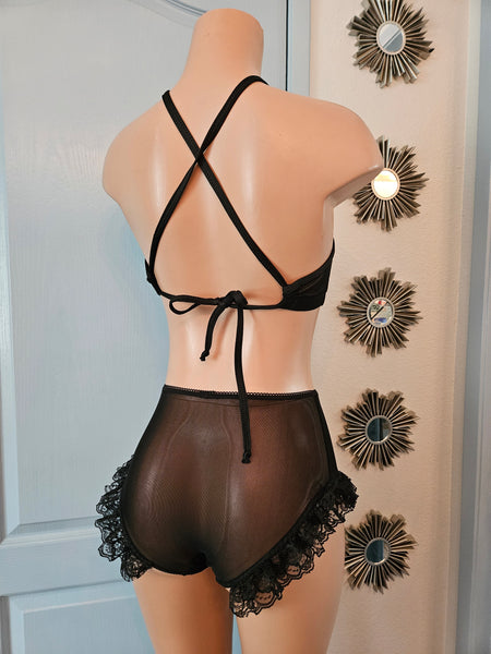 PUSSY CAT PANTY WITH RUFFLES