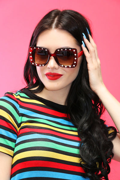 Abba Sunnies in Red