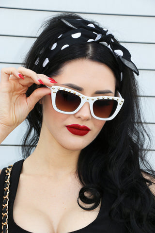 Punky Sunglasses in White